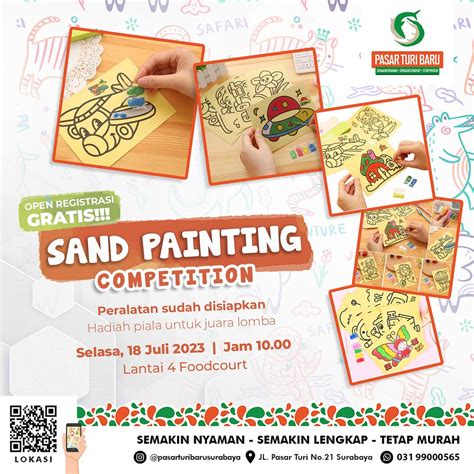 Sand Painting Competition Di Pasar Turi Baru Juli Event Surabaya