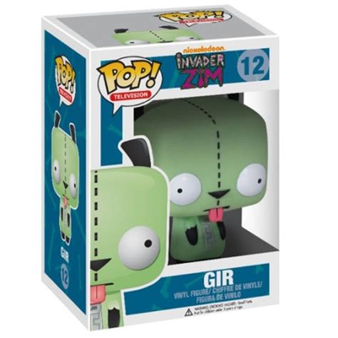 Funko Pop Television Invader Zim Gir Original Boneco Colecionavel