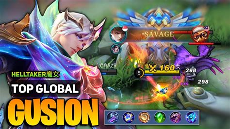 Gusion Savage Full Damage Build Top Global Gusion Best Build By