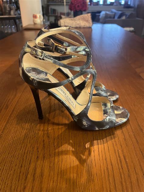 Jimmy Choo Ivette Strappy Evening Sandal Womens Sz Ebay