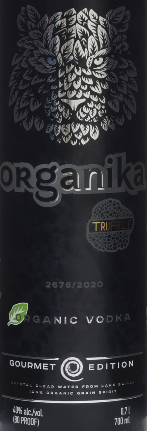 Organika Truffle Bio Wodka 0 7 Liter 40 Vol Im Shop