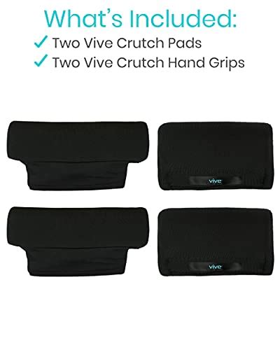 Vive Crutch Pads Padding For Walking Arm Crutches Universal