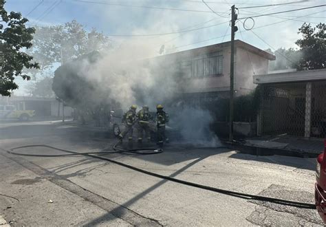 Falla Mec Nica Ocasiona Incendio De Camioneta En Monterey El