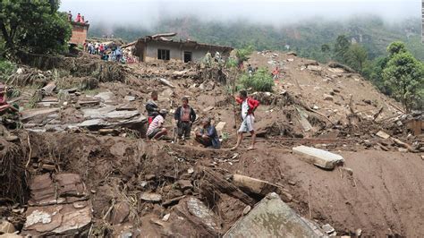 A Landslide In Nepal Killed At Least 11 People 20 Others Remain