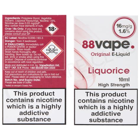 Liquorice E Liquid By 88vape