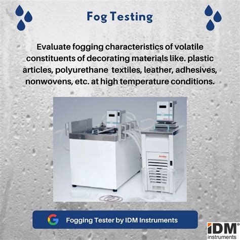 Idm Instruments Pty Ltd On Twitter The Ft 150 Fogging Tester Is