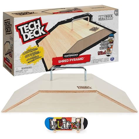 Buy Tech Deck Wood Shred Pyramid Fingerboard Ramp At The Sickboards