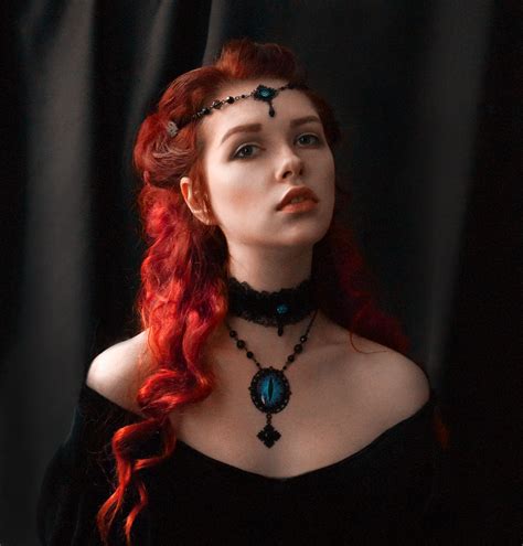 Red Hair Ginger Medieval Girl Game Ot Thrones Jewelry Gothic Princess