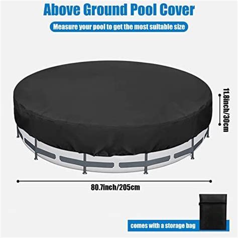 80 Inch Round Pool Cover Pool Covers For Above Ground Pools 80 7 Dia