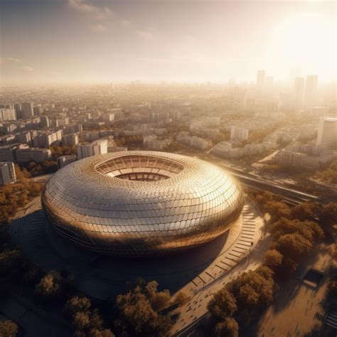 Premium Photo | A rendering of the stadium for the fifa world cup.