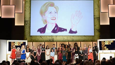 Celebrities Gave Hillary Clinton A Heartfelt Thank You At Glamours