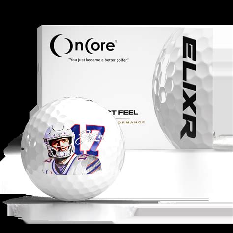 Josh Allen 17 Golf Ball Dozen Special Edition OnCore Golf