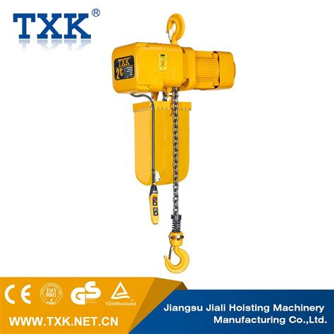 Txk Brand Ton Er Type Electrical Chain Hoist With Hook China Hoist