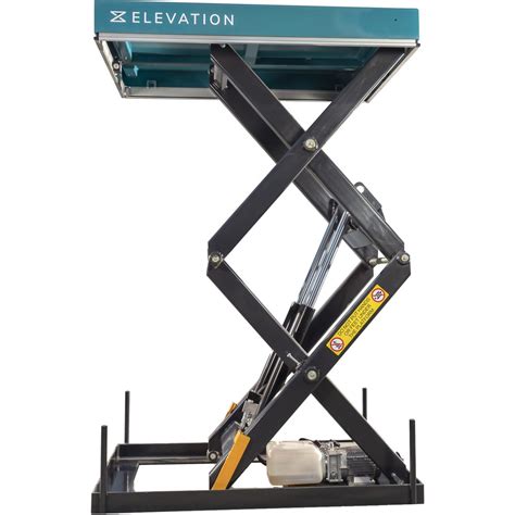 Double Hydraulic Lift Platform Kg Mm Scissor Tables Uk