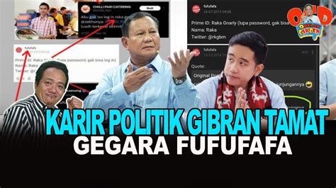 Cak Den KARIR POLITIK GIBRAN TERANCAM TAMAT GEGARA FUFUFAFA 12