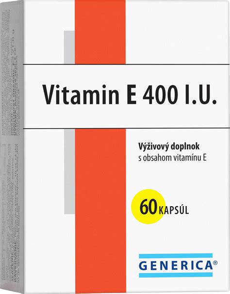 Vitamin E 400 I.U. cps. 60 | GENERICA