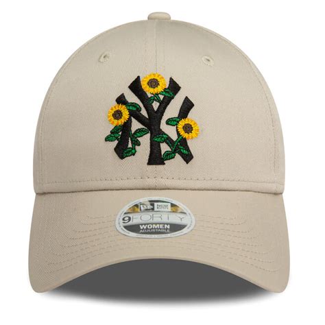 Gorra Con Visera New Era Floral 940 Nyy 60503457 Beis Zapatos Es