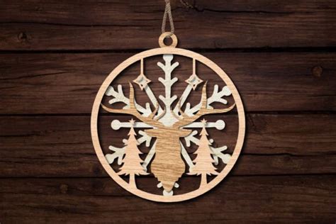 Laser Cut 3d Christmas Ornament Graphic By Art Hub · Creative Fabrica