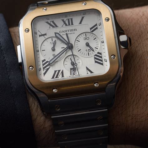 Cartier Santos Chronograph Watch New For 2019 Hands-On | aBlogtoWatch