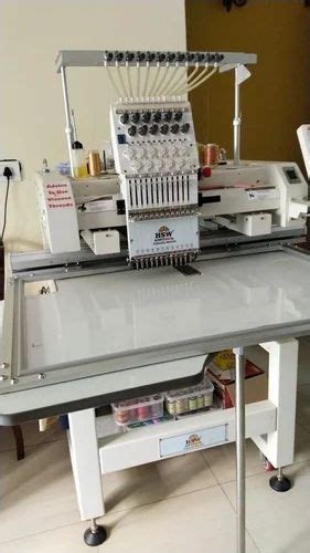 Hsw Automatic Needle Computer Embroidery Machine At Rs