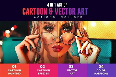 24 Best Comic Book Style Photoshop Actions Pop Art Actions Shack