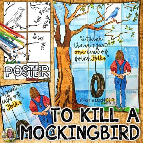 To Kill a Mockingbird, Collaborative Poster, Writing Activity - Study ...