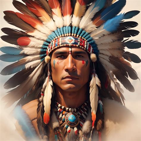 Extremely Perfect Cinematic Humanized Hyperrealistic Image Of A Native