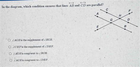 In The Diagram Which Condition Ensures That Lines Overleftrightarrow