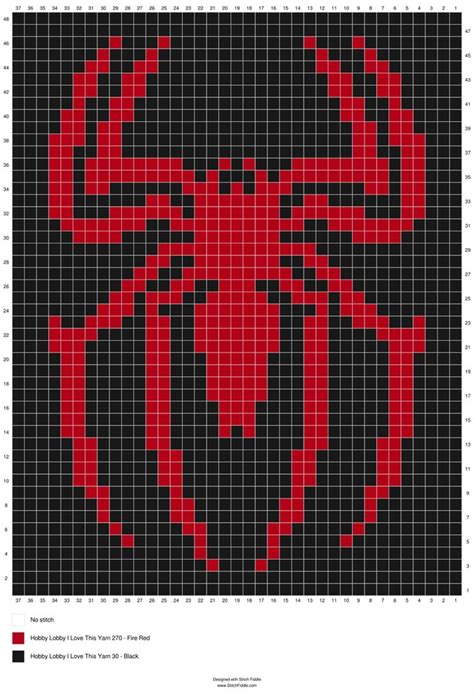 Spiderman Graph Graph Crochet Crochet Tapestry Tapestry Crochet