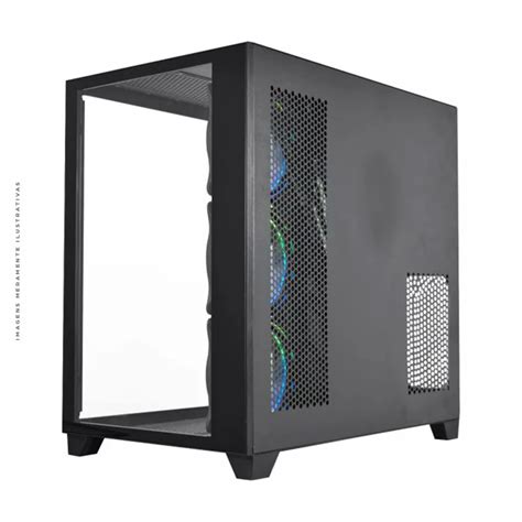 Gabinete Gamer K Mex Space Atx Sem Fonte Preto Cg P R