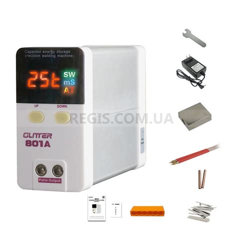 Аппарат точечной сварки аккумуляторов GLITTER 801A, 11.6кВт / Regis.com.ua