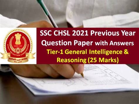 Ssc Chsl 2022 Exam From 24th May Onwards Download Tier 1 2021 General