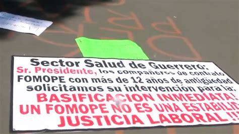 Personal Médico De Guerrero Protesta En Segob De Cdmx Grupo Milenio