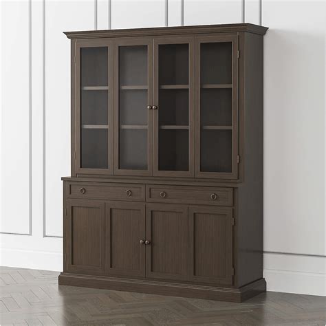 Cameo Pinot Lancaster 2 Piece Entertainment Center With Wood And Glass