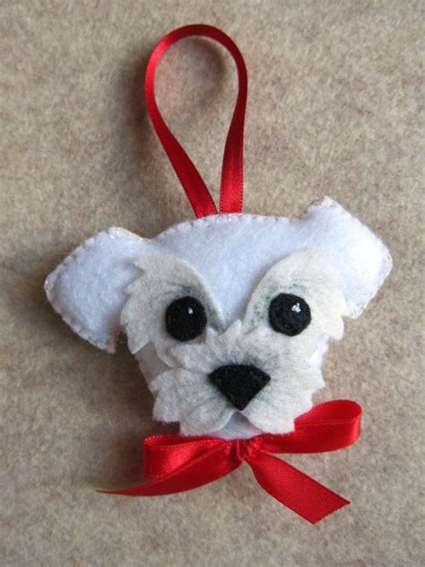 Felt Dog Ornament Pattern Free