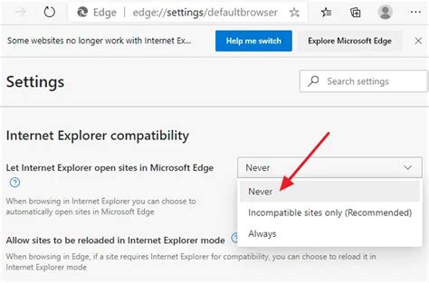 How To Stop Internet Explorer From Redirecting To Microsoft Edge Winhelponline