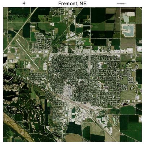 Aerial Photography Map of Fremont, NE Nebraska