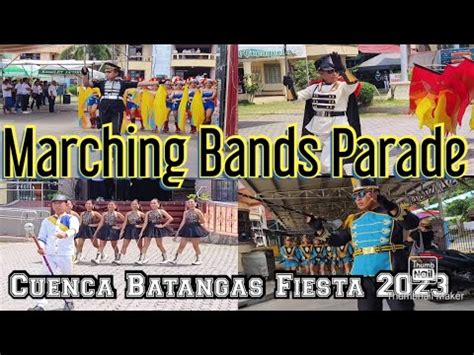 Marching Bands Parade Cuenca Batangas Fiesta Youtube