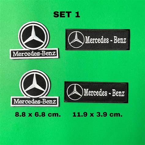 Mercedes Benz Patches Set Formula One Rally Racing Motorsport Patches