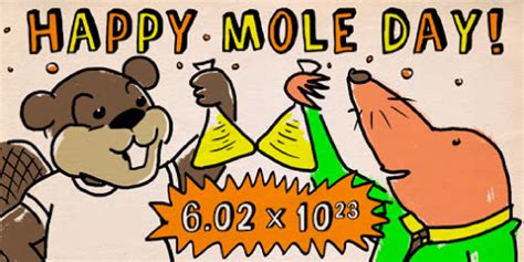 mole day celebration - Clip Art Library