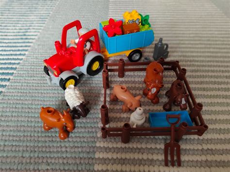 LEGO Duplo Traktor mit Anhänger und Bauernhoftieren Kaufen auf Ricardo