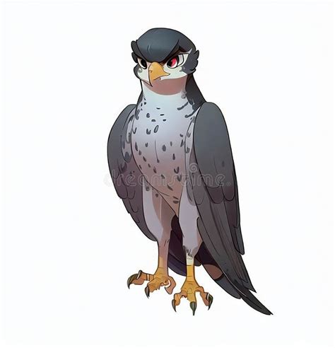 Peregrine Falcon Sketch Stock Illustrations – 94 Peregrine Falcon ...