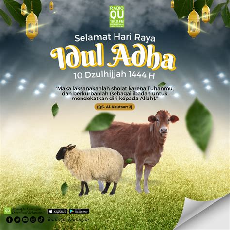 SELAMAT HARI RAYA IDUL ADHA 10 DZULHIJJAH 1444 H RadioQu Kuningan