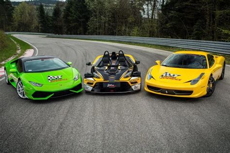 Pojedynek Lamborghini Huracan Vs Ferrari Italia Vs Ktm X Bow