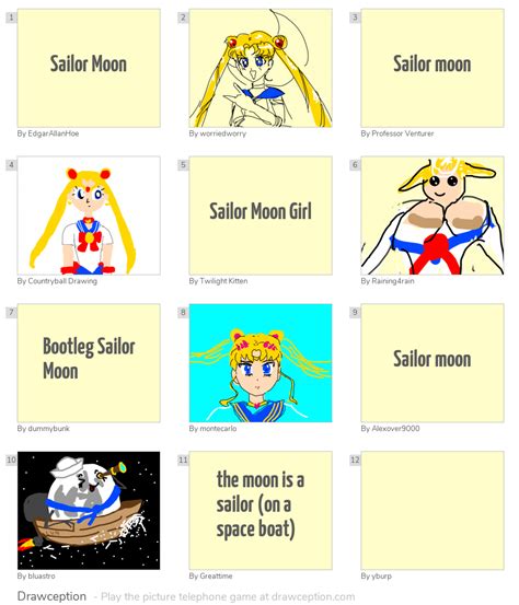 Sailor Moon Drawception