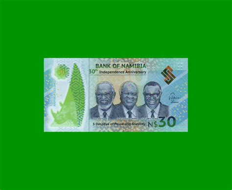 Billete De Namibia Dolares Polymero Pick New Estado Sin Circular