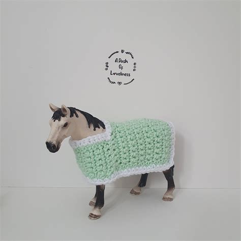 Rug For Schleich Horse Over The Head Blanket Fun Colours Crochet