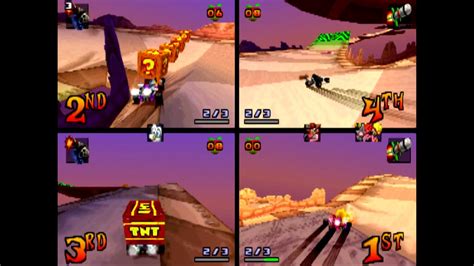 Crash Team Racing Vs Single Hot Air Skyway Players