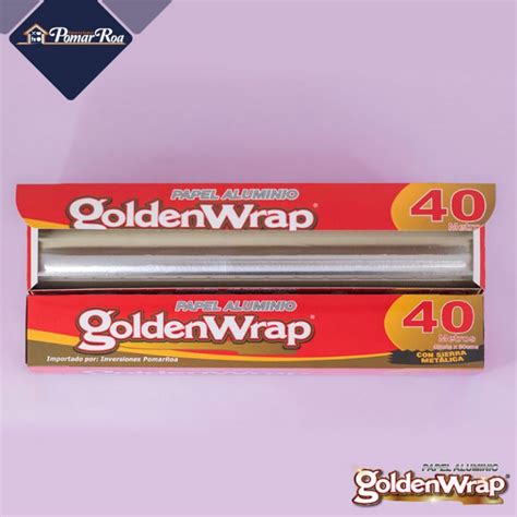 Venta Papel Aluminio Caja Metros Marca Goldenwrap Bogot