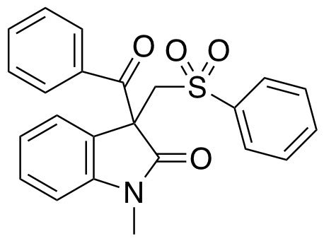 2 1 甲基 2 氧代 3 苯磺酰基 甲基 吲哚啉 3 甲基 吲哚啉 1 3 二酮 2 1 Methyl 2 oxo 3